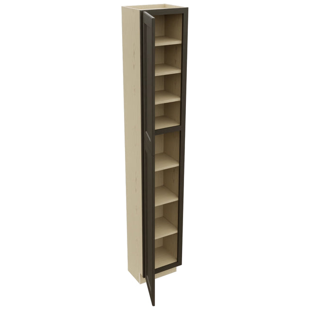 Fabuwood Fusion Kona TP151290 Tall Pantry Cabinet, Open View