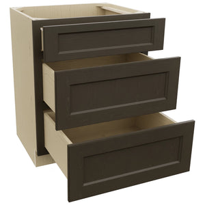 Fabuwood Fusion Kona VDB27-34 Vanity Drawer Cabinet, Open View