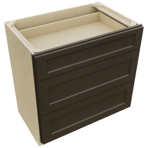 Fabuwood Fusion Kona VDB33-34 Vanity Drawer Cabinet, Top View