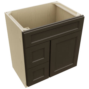 Fabuwood Fusion Kona VSD36DL Vanity Combo Cabinet, Top View