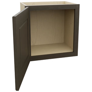 Fabuwood Fusion Kona W1818 Wall Standard Cabinet, Open View