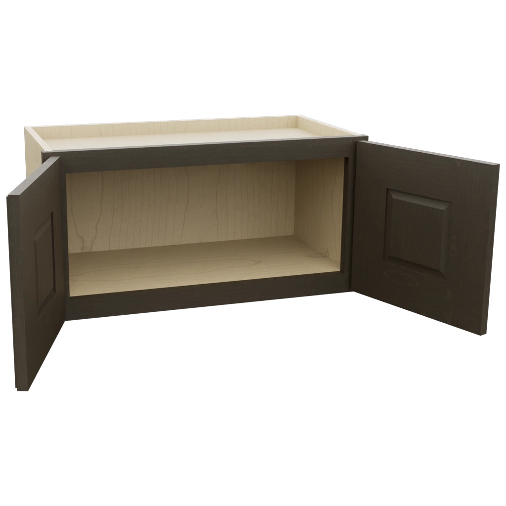 Fabuwood Fusion Kona W2412 Wall Standard Cabinet, Open View