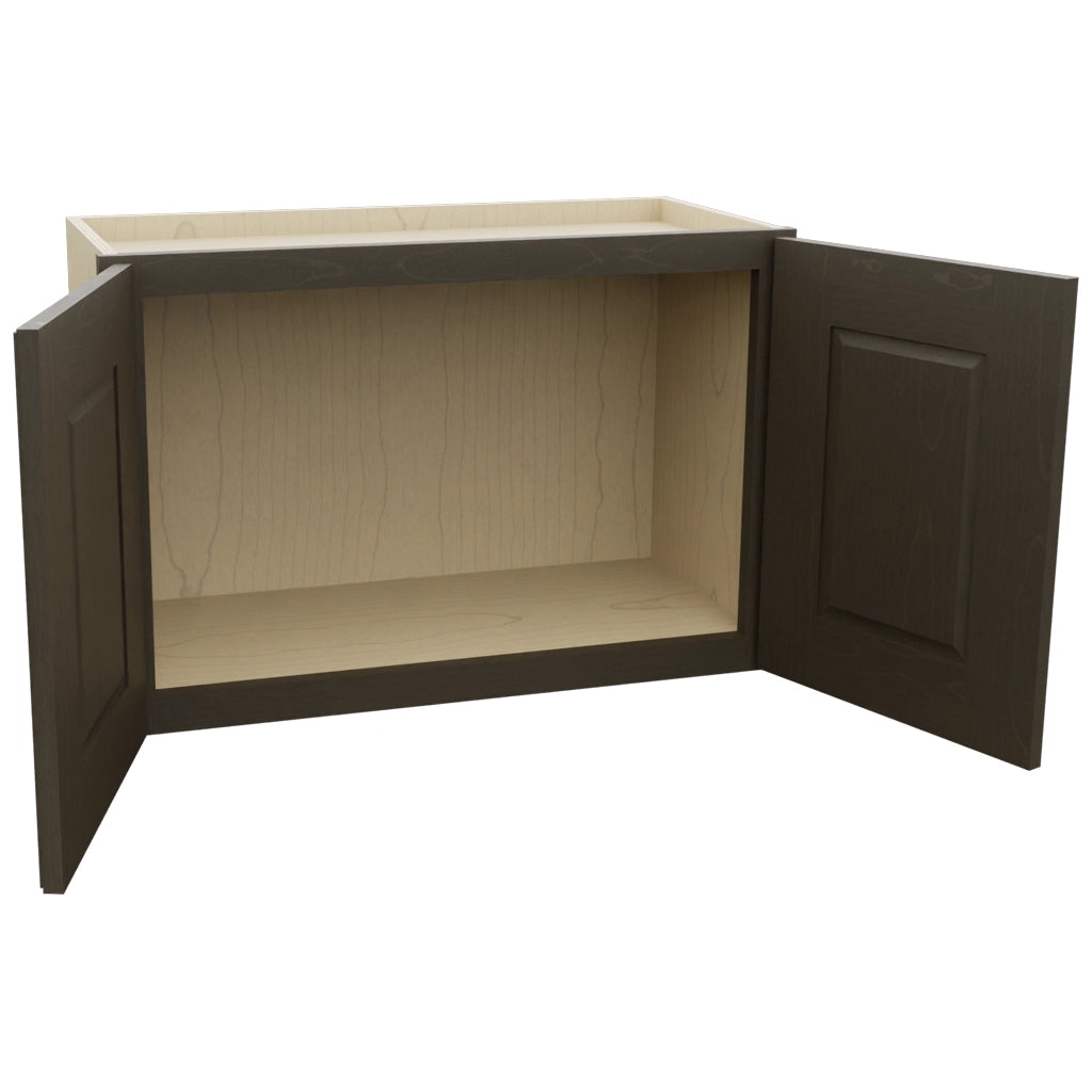 Fabuwood Fusion Kona W2718 Wall Standard Cabinet, Open View