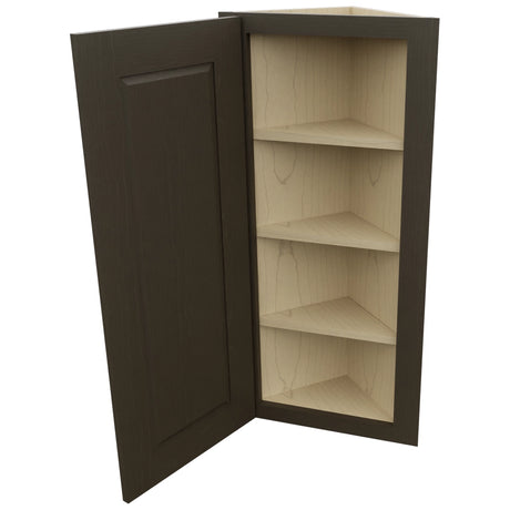 Fabuwood Fusion Kona WAE1236 Wall Angle End Cabinet, Open View