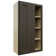 Fabuwood Fusion Kona WBC2442 Wall Corner Blind Cabinet, Front View