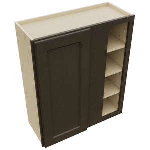 Fabuwood Fusion Kona WBC3036 Wall Corner Blind Cabinet, Top View