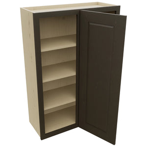 Fabuwood Fusion Kona WBC3042 Wall Corner Blind Cabinet, Open View