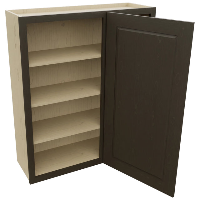 Fabuwood Fusion Kona WBC3642 Wall Corner Blind Cabinet, Open View