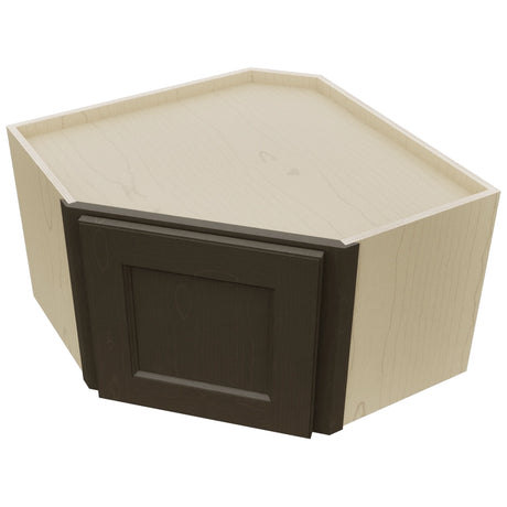 Fabuwood Fusion Kona WDC2415 Wall Corner Diagonal Cabinet, Top View