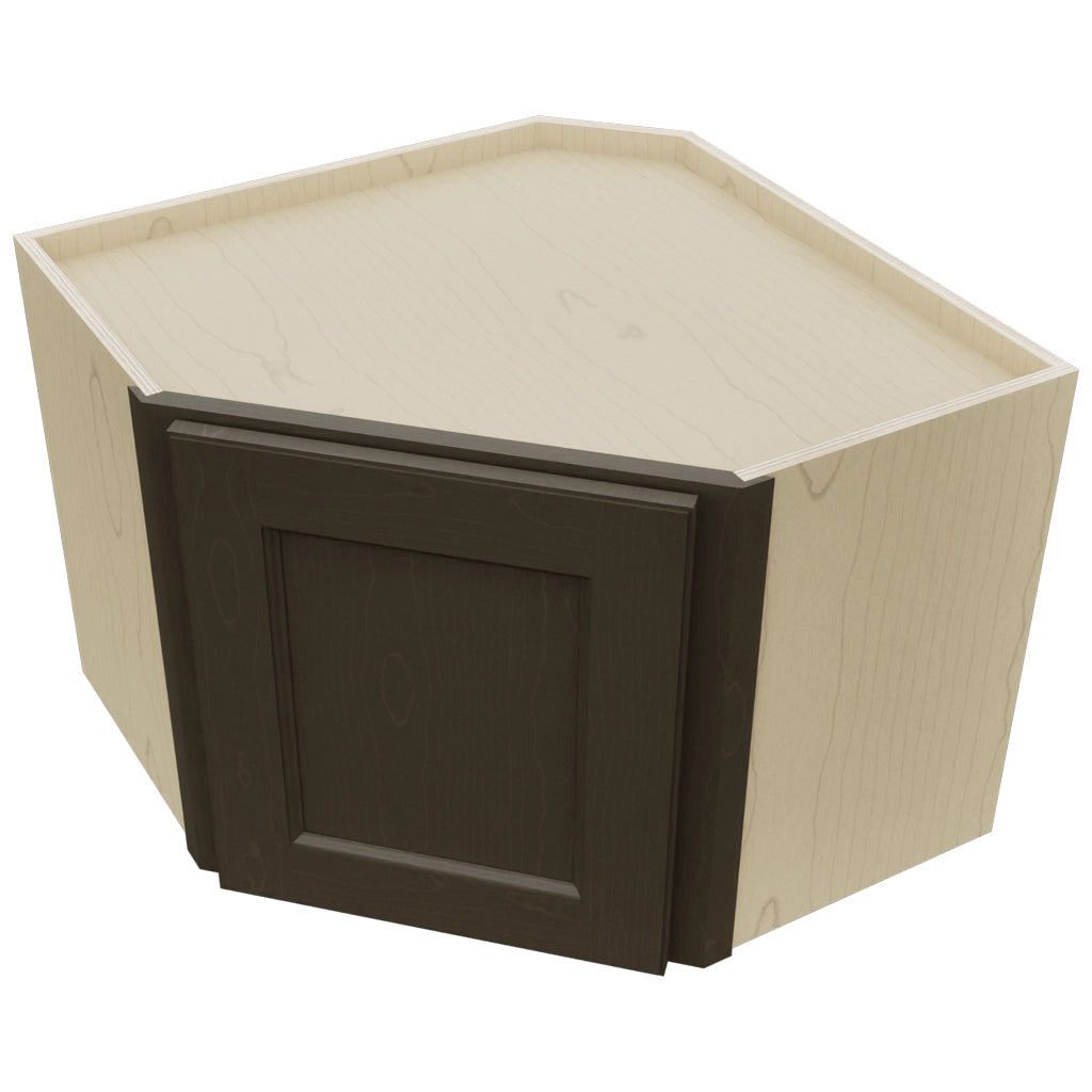 Fabuwood Fusion Kona WDC2418 Wall Corner Diagonal Cabinet, Top View