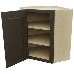 Fabuwood Fusion Kona WDC2430 Wall Corner Diagonal Cabinet, Open View