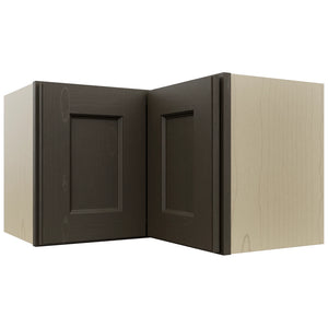 Fabuwood Fusion Kona WPC2415 Wall Corner Pie Cabinet, Front View
