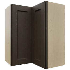 Fabuwood Fusion Kona WPC2430 Wall Corner Pie Cabinet, Front View