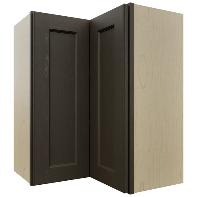 Fabuwood Fusion Kona WPC2430 Wall Corner Pie Cabinet, Front View