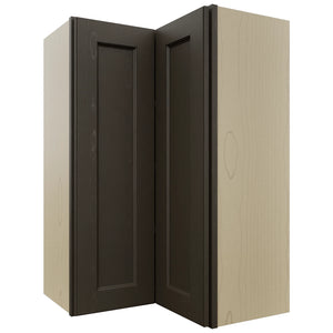 Fabuwood Fusion Kona WPC2436 Wall Corner Pie Cabinet, Front View