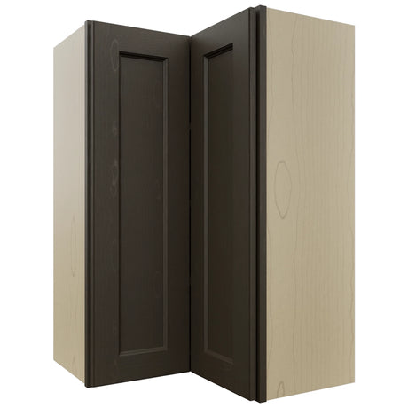 Fabuwood Fusion Kona WPC2436 Wall Corner Pie Cabinet, Front View