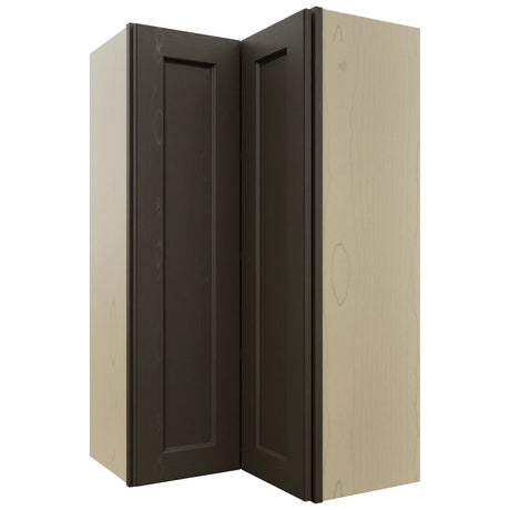 Fabuwood Fusion Kona WPC2442 Wall Corner Pie Cabinet, Front View