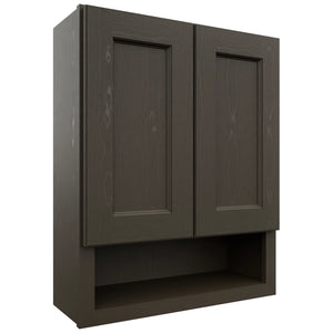 Fabuwood Fusion Kona WVS2430 Vanity Wall Storage, Front View