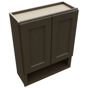 Fabuwood Fusion Kona WVS2430 Vanity Wall Storage, Top View