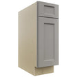 Fabuwood Fusion Nickel B12 Base Standard Cabinet, Front View