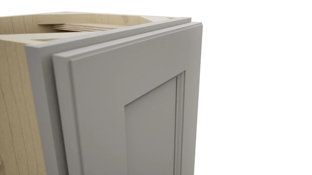 Fabuwood Fusion Nickel B12FD-12D Base Full Door Cabinet, Detail View