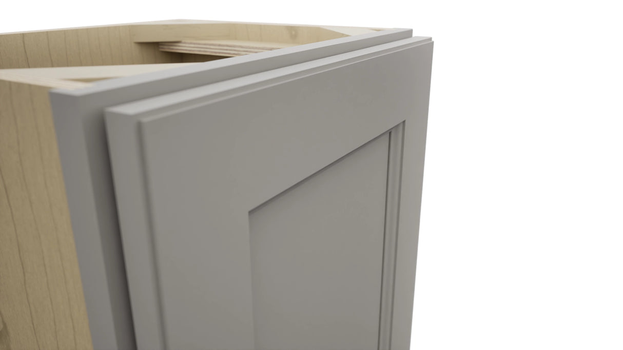 Fabuwood Fusion Nickel B15FD-12D Base Full Door Cabinet, Detail View