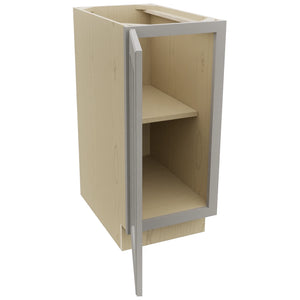Fabuwood Fusion Nickel B15FD Base Full Door Cabinet, Open View