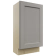 Fabuwood Fusion Nickel B18FD-12D Base Full Door Cabinet, Front View