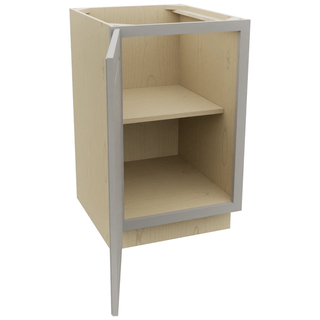 Fabuwood Fusion Nickel B21FD Base Full Door Cabinet, Open View