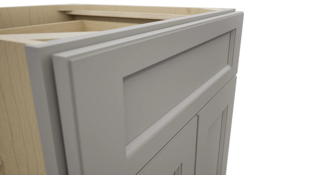 Fabuwood Fusion Nickel B24 Base Standard Cabinet, Detail View