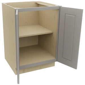 Fabuwood Fusion Nickel B24FD Base Full Door Cabinet, Open View