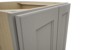 Fabuwood Fusion Nickel B24FD Base Full Door Cabinet, Detail View