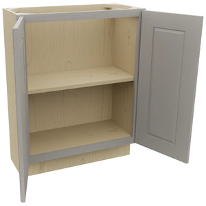 Fabuwood Fusion Nickel B27FD-12D Base Full Door Cabinet, Open View