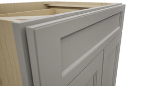 Fabuwood Fusion Nickel B30 Base Standard Cabinet, Detail View