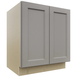 Fabuwood Fusion Nickel B30FD Base Full Door Cabinet, Front View
