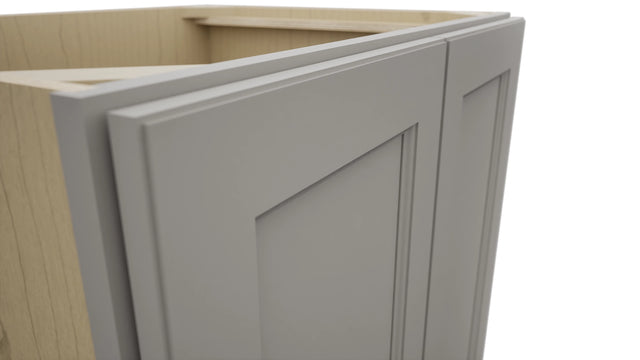 Fabuwood Fusion Nickel B30FD Base Full Door Cabinet, Detail View
