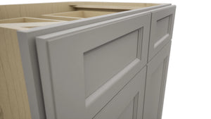 Fabuwood Fusion Nickel B33 Base Standard Cabinet, Detail View