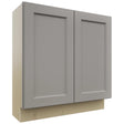 Fabuwood Fusion Nickel B33FD-12D Base Full Door Cabinet, Front View