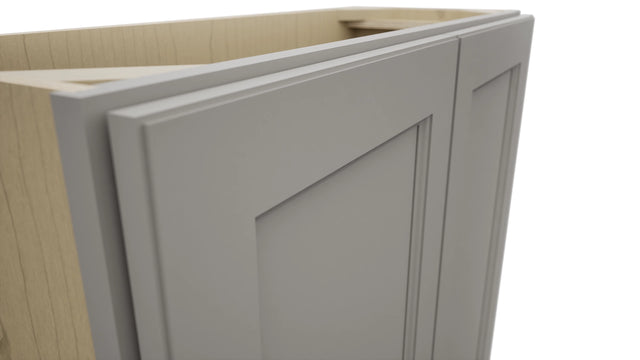 Fabuwood Fusion Nickel B33FD-12D Base Full Door Cabinet, Detail View