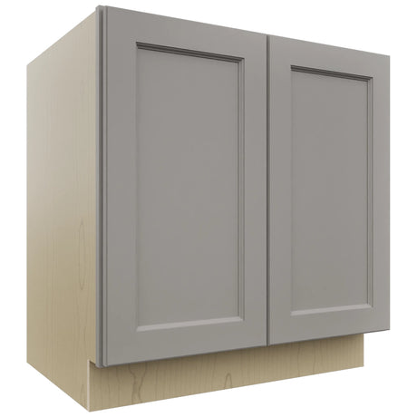 Fabuwood Fusion Nickel B33FD Base Full Door Cabinet, Front View