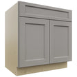 Fabuwood Fusion Nickel B33SDF Base Standard Cabinet, Front View