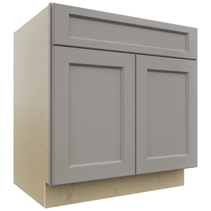Fabuwood Fusion Nickel B33SDF Base Standard Cabinet, Front View