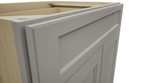 Fabuwood Fusion Nickel B33SDF Base Standard Cabinet, Detail View