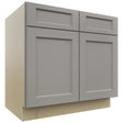 Fabuwood Fusion Nickel B36 Base Standard Cabinet, Front View