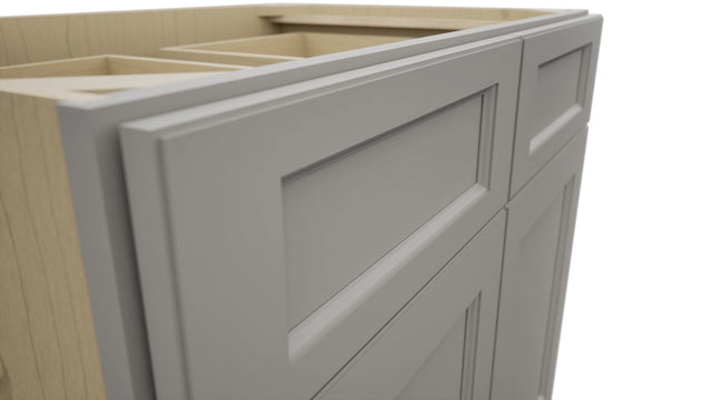 Fabuwood Fusion Nickel B36 Base Standard Cabinet, Detail View