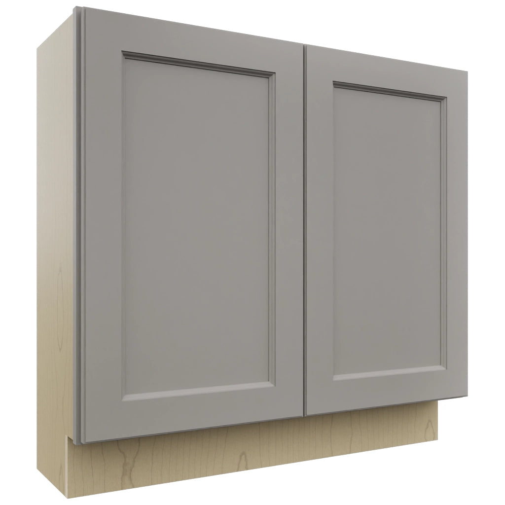 Fabuwood Fusion Nickel B36FD-12D Base Full Door Cabinet, Front View