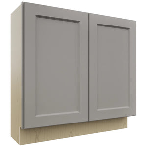 Fabuwood Fusion Nickel B36FD-12D Base Full Door Cabinet, Front View