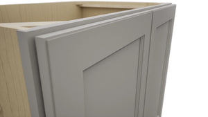 Fabuwood Fusion Nickel B36FD Base Full Door Cabinet, Detail View