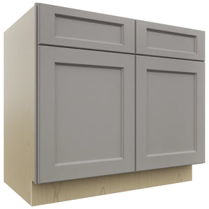 Fabuwood Fusion Nickel B39 Base Standard Cabinet, Front View