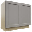 Fabuwood Fusion Nickel B39FD Base Full Door Cabinet, Front View